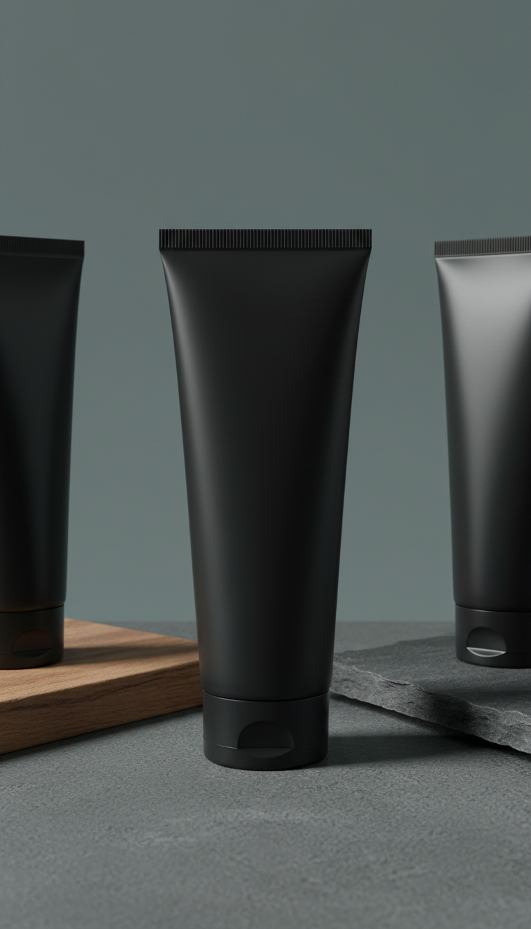 Shaving Cream Matte-Black Tube